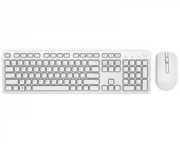 DELL KM636 Wireless US tastatura + miš bela