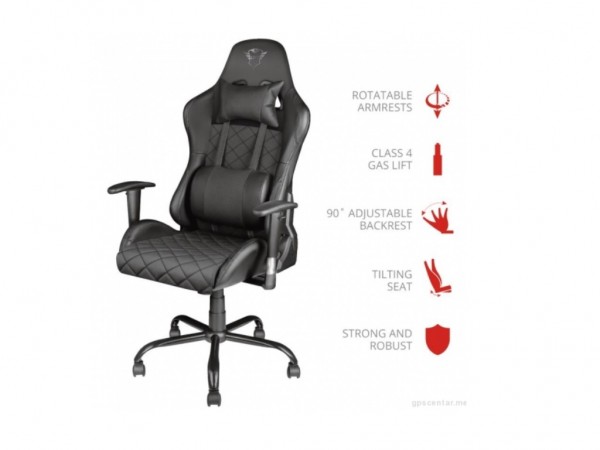 Trust GXT707 Resto chair black' ( '23287' )