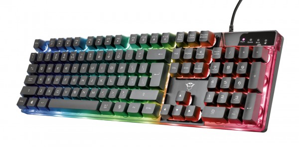 Trust tastatura GXT 835 AZOR gaming US, crna' ( '23651' )