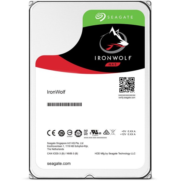 SEAGATE HDD Desktop Iron Wolf Guardian NAS(3.5''3TBSATA 6Gbsrpm 5900) ( ST3000VN007 ) 