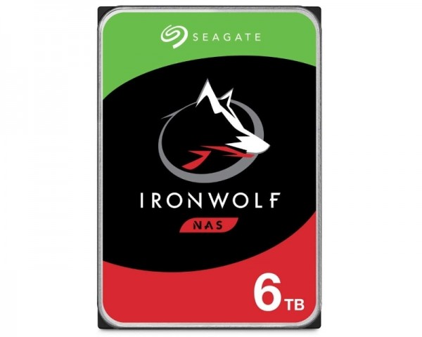 SEAGATE 6TB 3.5'' SATA III 256MB ST6000VN001 IronWolf NAS