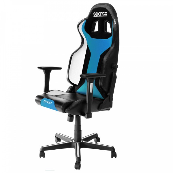 GRIP Gaming/office chair Black/Light Blue Sky ( 00989NRCESKY ) 