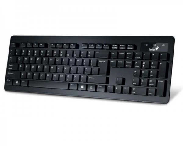 GENIUS SlimStar 126 USB US crna tastatura