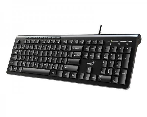 GENIUS Slimstar 230 USB US crna tastatura