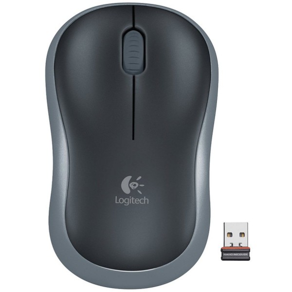 LOGITECH Wireless Mouse M185 - EER2 - SWIFT GREY ( 910-002238 ) 