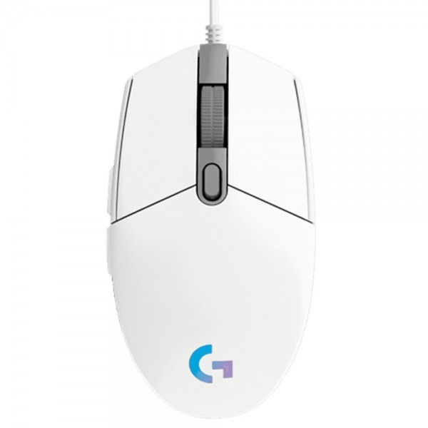 LOGITECH G203 LIGHTSYNC Gaming Mouse - WHITE - EMEA ( 910-005797 ) 