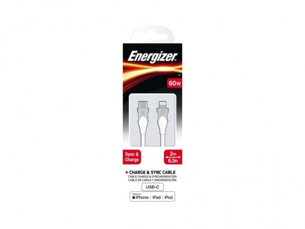 Energizer LightningUSB Cable White 2m' ( 'C61CLNKWH4' ) 