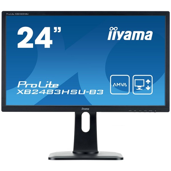 IIYAMA PROLITE XB2483HSU-B3 ignal input	VGA x1 HDMI x1DisplayPort x1 USB HUB x2 (v.2.0) speakers 2 x 2 w ( XB2483HSU-B3 ) 