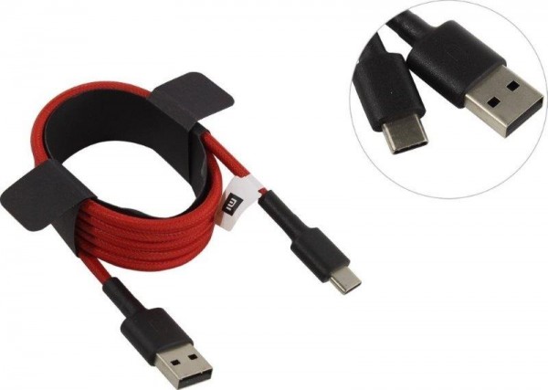 Mi Braided USB Type-C Cable 100cm (Red)' ( 'SJV4110GL' ) 