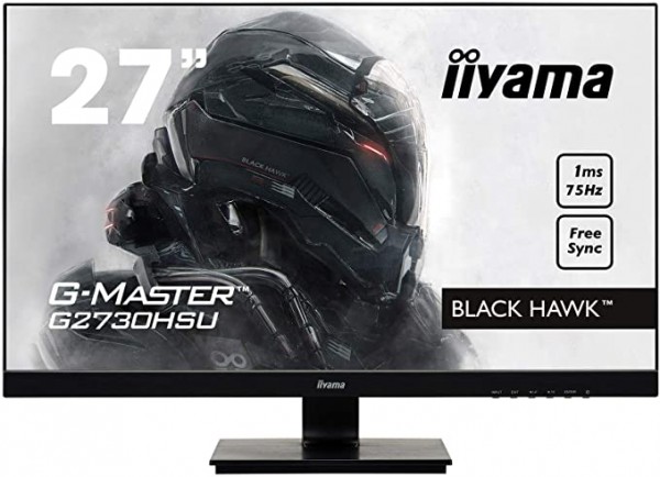 27'' ETE IPS-panel Gaming, G-Master Black Hawk, FreeSync, 1920x1080@75Hz, 250cdm˛, HDMI, DisplayPort, 1ms (MPRT), Speakers, USB-HUB (2x2.0), Black Tuner ( G2740HSU-B1 ) 
