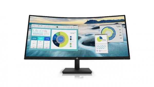 34'' Curved VA WQHD 3440x1440@60Hz, 21:9, 3500:1, 5ms, 250 cd/m?, 178°/178°, 1 USB Type-C, 1 HDMI 2.0, 1 DisplayPort 1.2 in, 4 USB 3.2 Gen 