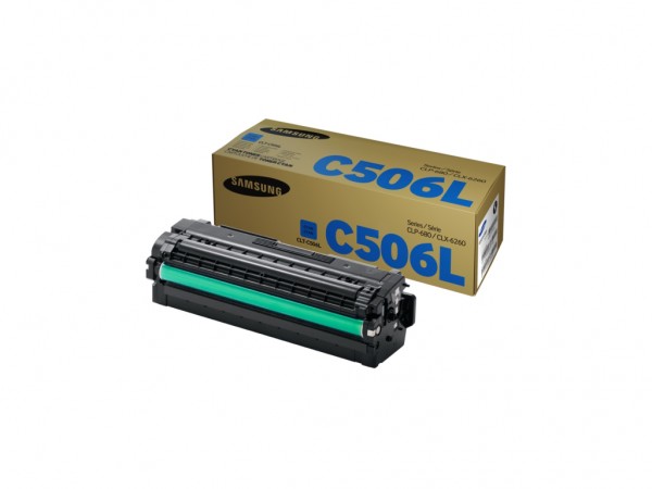 Samsung CLT-C506L High Yield Cyan Toner Cartridge' ( 'SU038A' ) 