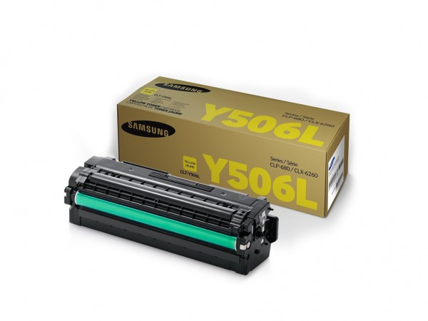 Samsung CLT-Y506L High Yield Yellow Toner Cartridge' ( 'SU515A' ) 