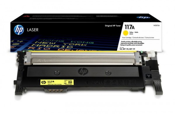 HP 117A Yellow Original Laser Toner Cartridge' ( 'W2072A' ) 