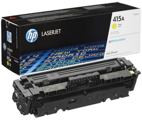 HP 415A Yellow LaserJet Toner Cartridge' ( 'W2032A' ) 