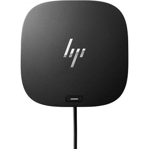 HP USB-C Dock G5, 1 USB Type-C™ (front); 1 USB 3.0 (side, charging SS); 3 USB 3.0 (back, charging); 2 DisplayPort™; 1 HDMI 2.0; 1 headphone/microphone combo, Black ( 5TW10AA ) 