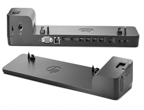 HP 2013 UltraSlim Docking Station (Audio Out, Ethernet (RJ-45), VGA, DisplayPort, USB 3.0, USB 2.0, HDMI, DVI, USB 1.0/1.1) ( D9Y32AA ) 