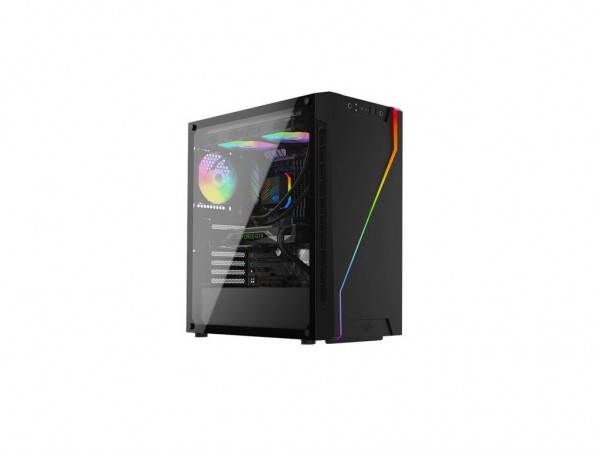 SilentiumPC kuciste Armis AR6Q EVO TG ARGB E-ATXATX MICROATX MITX, 2xVent, kaljeno staklo, crno' ( 'SPC256' ) 