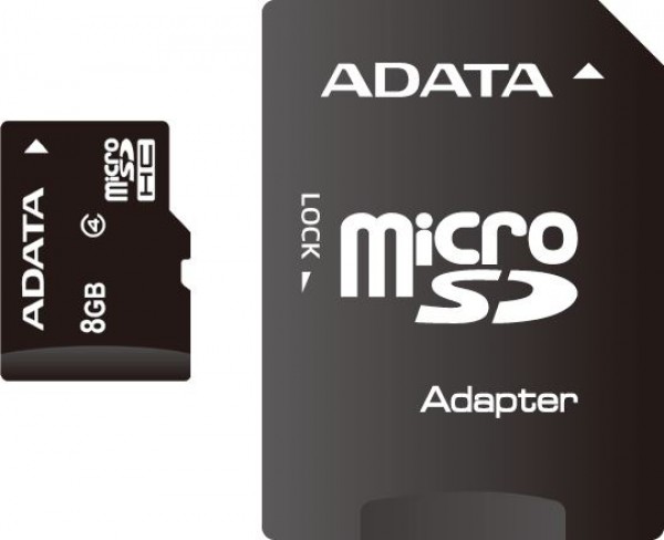 Memorijska kartica Adata SD MICRO 8GB HC Class4 + 1ad