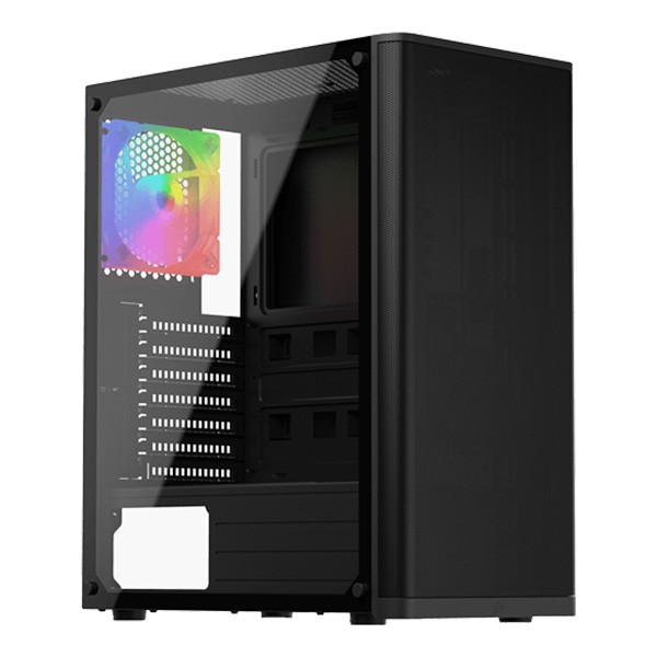 SilentiumPC kuciste Ventum VT2 TG ARGB ATX  MICROATX  MITX, 2xVent, kaljeno staklo, crno' ( 'SPC290' ) 