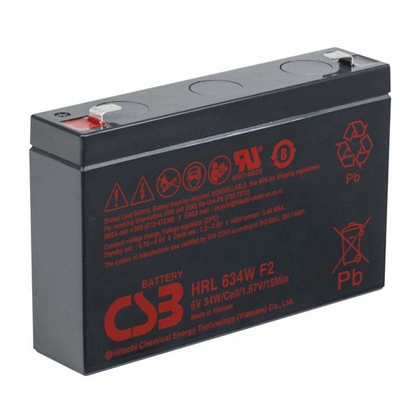 CSB baterija 6V 9Ah HRL634 (F2)