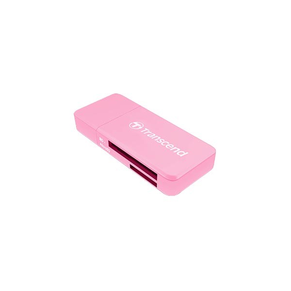 Card reader, Mini F5, USB3.0, SD/MicroSD SDHC/SDXC/UHS-I, Pink ( TS-RDF5R ) 