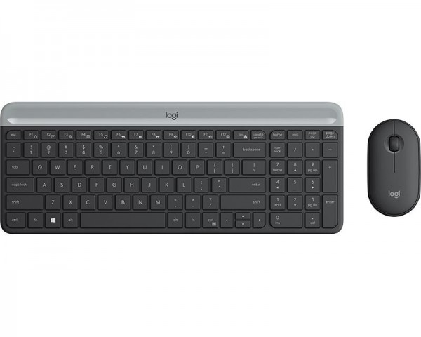 LOGITECH MK470 Wireless Desktop US Graphite tastatura + miš