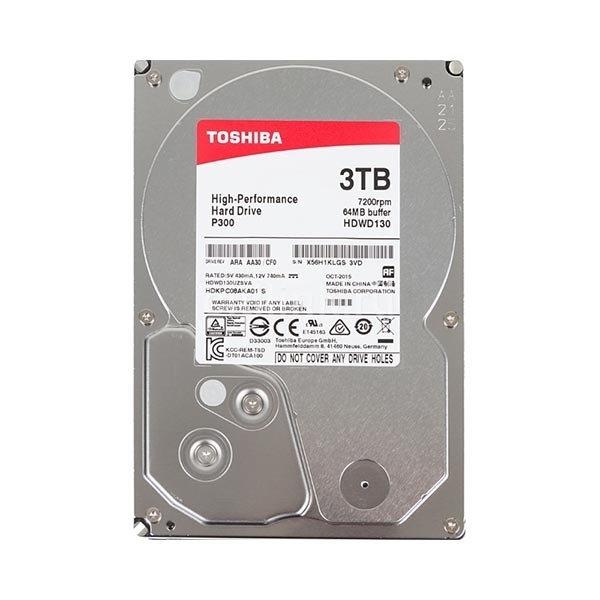 HDD Toshiba 3TB P300 SATA3