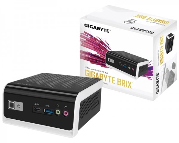GIGABYTE GB-BLCE-4000C BRIX Mini PC Intel Dual Core N4000 1.1GHz (2.6 GHz)