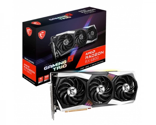 MSI AMD Radeon RX 6800 16GB 256bit RX 6800 GAMING X TRIO 16G