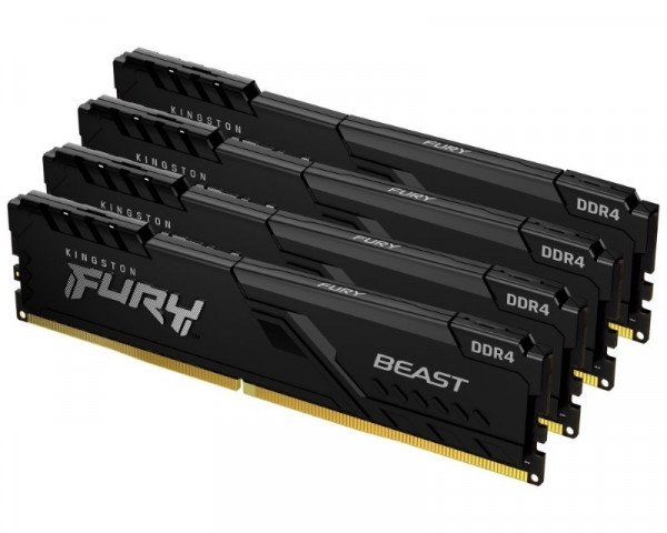 KINGSTON DIMM DDR4 128GB (4x32GB kit) 3600MHz KF436C18BBK4128  Fury Beast Black