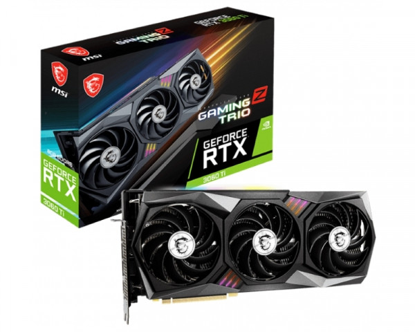 MSI nVidia GeForce RTX 3060 Ti 8GB 256bit RTX 3060 Ti GAMING Z TRIO 8G LHR