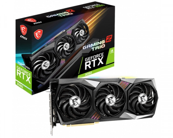 MSI nVidia GeForce RTX 3080 10GB 320bit RTX 3080 GAMING Z TRIO 10G LHR