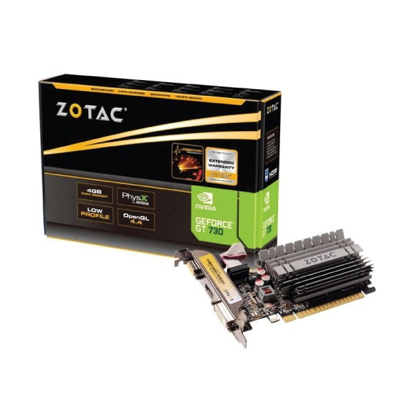 VGA Zotac GT730 4GB GeForce Zone Edition