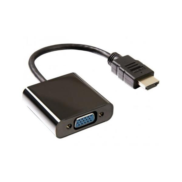 Adapter E-Green micro HDMI (M)-VGA (F) crni