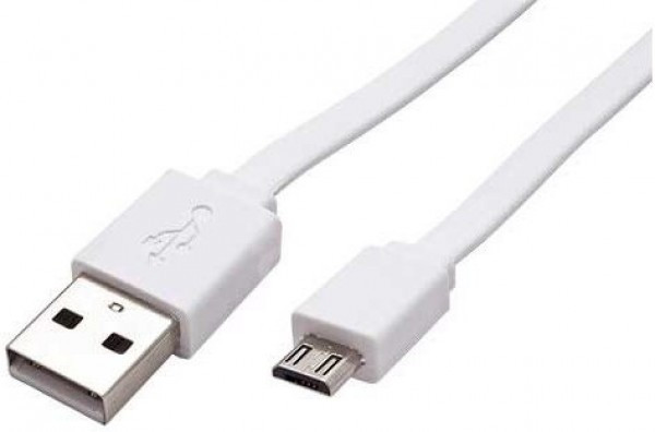 Kabl E-Green USB 2.0 A-USB Micro B MM 1m beli