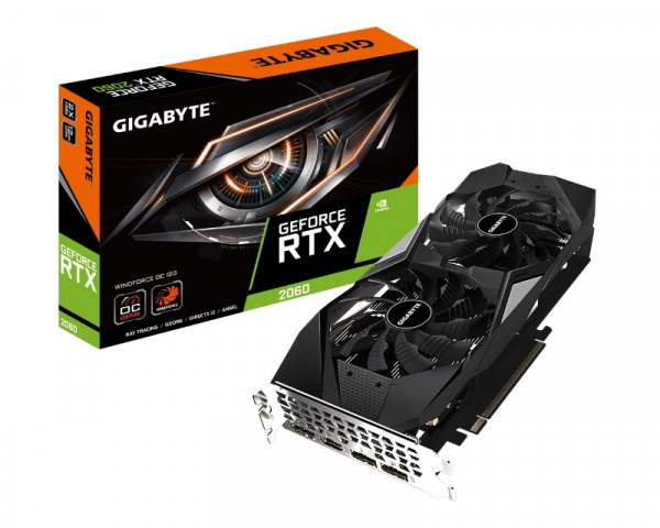 GIGABYTE nVidia GeForce RTX 2060 12GB 192bit GV-N2060WF2OC-12GD