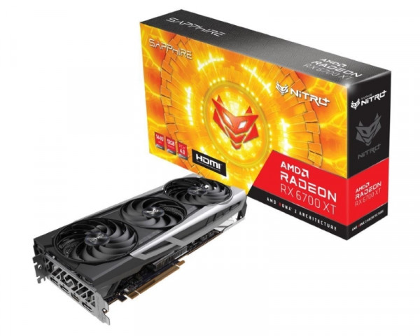 SAPPHIRE AMD Radeon RX 6700 XT OC 12GB 192bit NITRO+ RX 6700 XT GAMING OC 12GB (11306-01-20G)