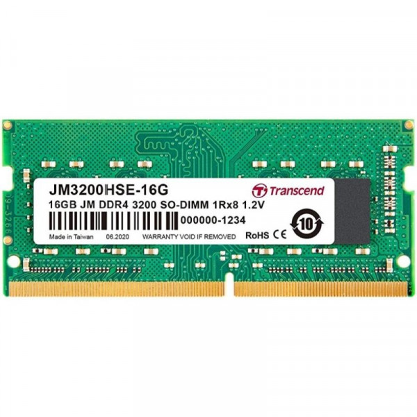 SODIMM Transcend DDR4 16GB 3200MHz JM3200HSE-16G