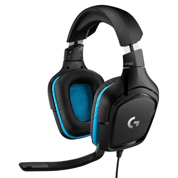 Slusalice sa mikrofonom Logitech G432 Black Blue