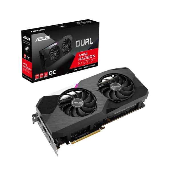 ASUS AMD Radeon RX 6750 XT 12GB 192bit DUAL-RX6750XT-O12G