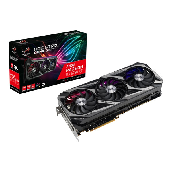 ASUS AMD Radeon RX 6750 XT 12GB 192bit ROG-STRIX-RX6750XT-O12G-GAMING