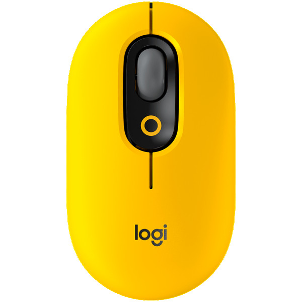 LOGITECH POP Mouse with emoji - BLAST_YELLOW - 2.4GHZBT - EMEA - CLOSE BOX ( 910-006546 ) 