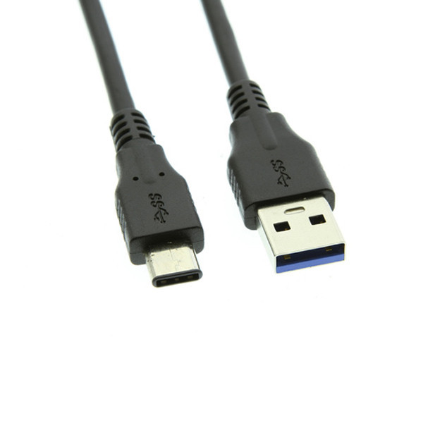 Kabl E-Green USB 3.0 A- USB 3.1 Tip C MM 1m - crni