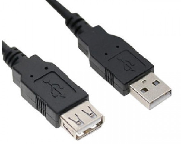 Kabl E-Green USB 2.0 A-USB 2.0 A MF 5m crni