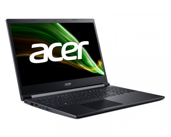 ACER Aspire A715 15.6'' FHD Ryzen 5 5500U 16GB 512GB SSD RTX3050 backlit FP crni