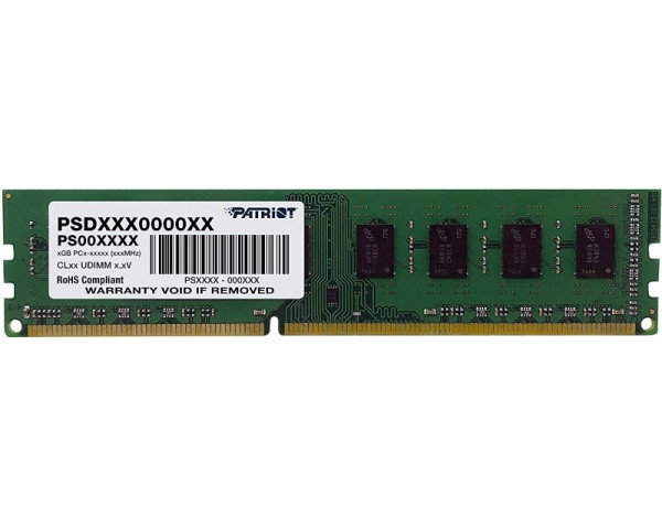 PATRIOT DIMM DDR3 4GB 1600MHz Signature PSD34G160081