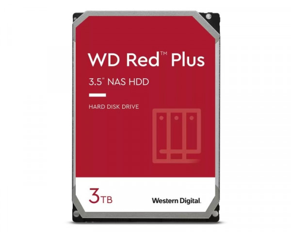 WD 3TB 3.5'' SATA III 128MB WD30EFZX Red Plus NAS