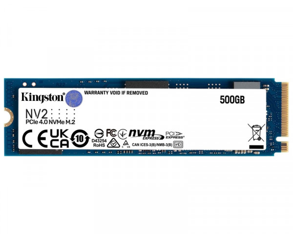 KINGSTON 500GB M.2 NVMe SNV2S500G SSD NV2 series