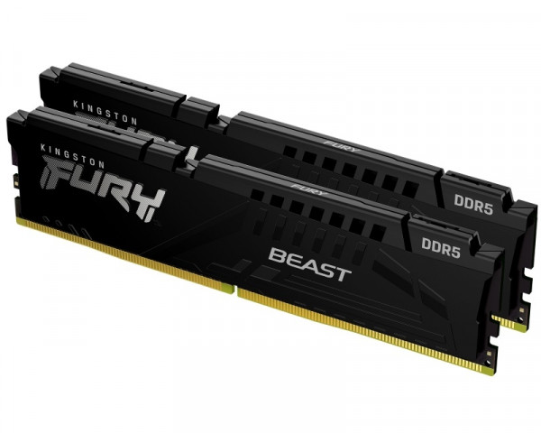KINGSTON DIMM DDR5 64GB (2x32GB kit) 5600MTs KF556C40BBK2-64 Fury Beast black